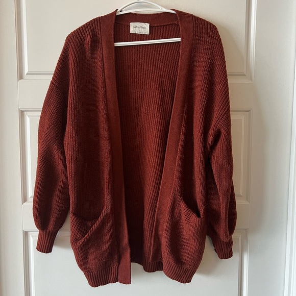 Wilfred Free ‘unwind’ cardigan, size small, maroon - Picture 1 of 6